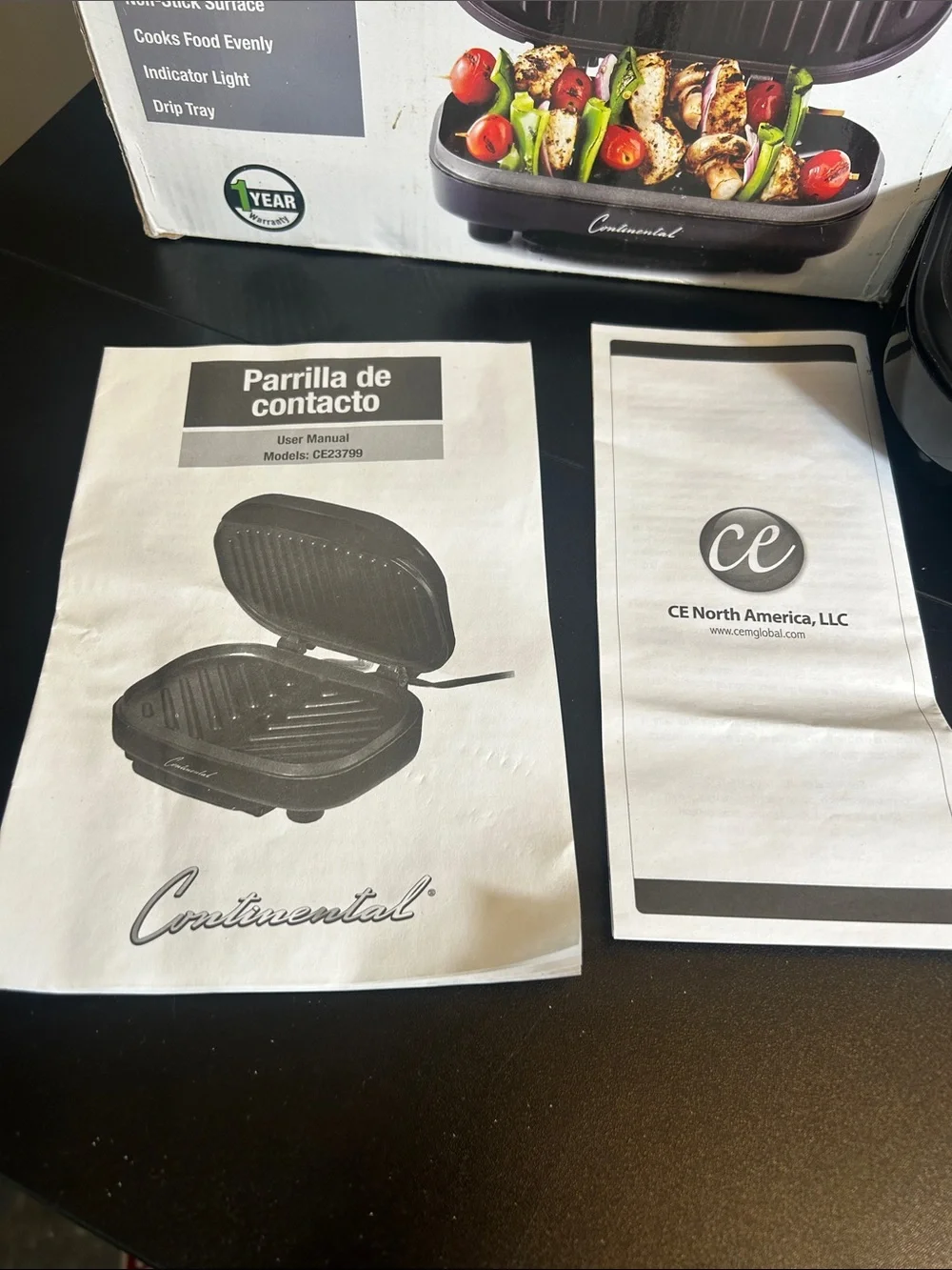Continental Electric Contact Grill (Model CE23799)